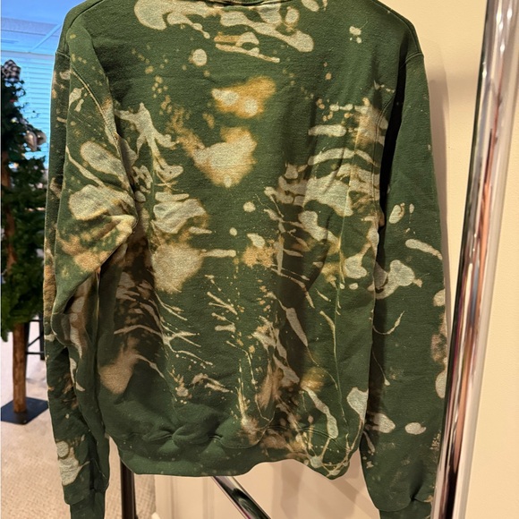 Michigan state university Champion Green and Tan Tie-Dye Sweatshirt size small - Picture 3 of 3